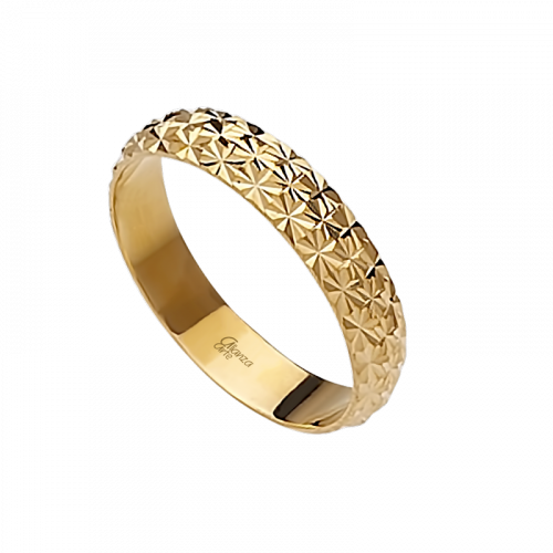 Alianza de Oro Perfil Media Caña, Modelo 434
